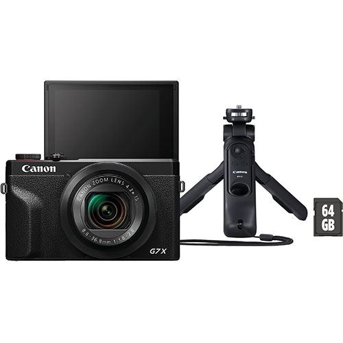 Kit Vlogger  Powershot G7 X Mark III Premium - Preto