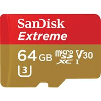 Cartão Memória microSDXC SanDisk Extreme A1 UHS-I - 64GB