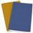 Caderno Pautado Moleskine Volant Grande Blue Amber e Yellow - 2 Unidades_1