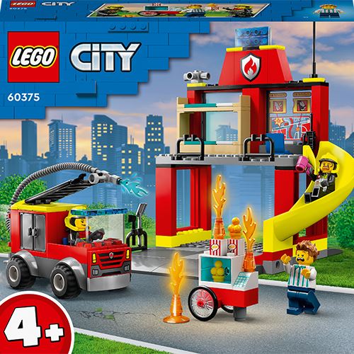 LEGO City Quartel e Camião dos Bombeiros 60375