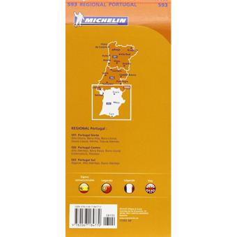 Portugal Sul, Algarve Regional Map 593 (Michelin Regional Maps) by Michelin  The