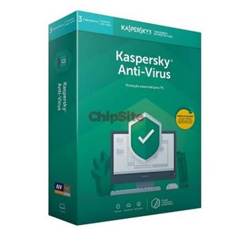 Antivírus Kaspersky 2019 3 dispositivos - 1 Ano
