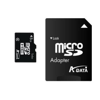 ADATA microSDHC 8GB Classe 6 + Adaptador SD