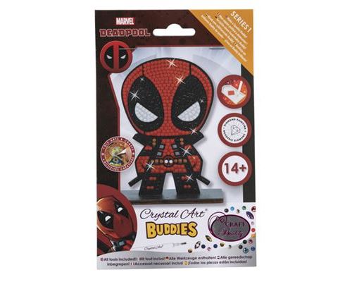 Kit de Pintura com Diamantes Crystal Art Buddies - Deadpool