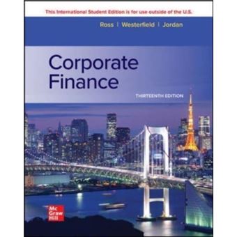 Corporate Finance 13th Edition - Brochado - Stephen Ross - Compra