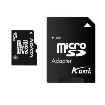 ADATA microSDHC 16GB Classe 6 + Adaptador SD
