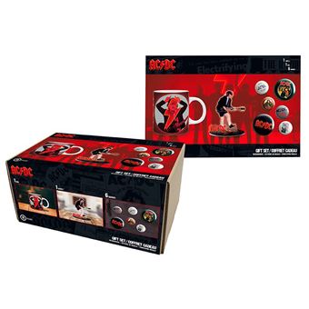 Gift Set AC/DC: Caneca 320ml + Acrílico + 4 Crachás - ABYstyle ...