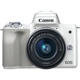 Canon EOS M50 + EF-M 15-45mm f/3.5-6.3 IS STM - Branco