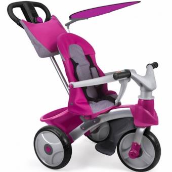FEBER Baby Trike Easy Evoluton Pink Raparigas Cidade Preto, Cinzento, Rosa bicicleta