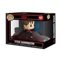 Funko Pop! Rides Figura de Vinyl Stranger Things: Steve Harrigton with Car - 137