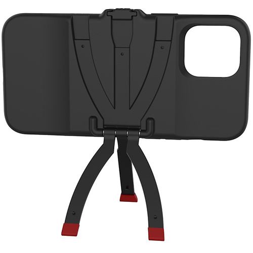 Capa StandPoint  para Apple iPhone 12 | iPhone 12 Pro - Preto e Vermelho