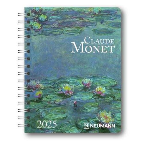 Agenda Semanal 12 Meses 2025 Espiral Neumann A5 Claude Monet