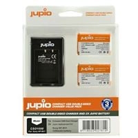 Kit 2x Baterias + Carregador Jupio Sony NP-BX1