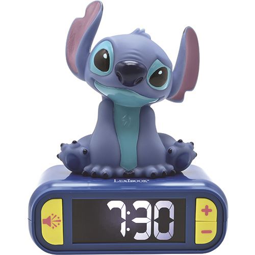 Despertador com Luz Noturna e Sons Disney Stitch - Lexibook - Brinquedo  Multimédia - Compra na