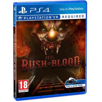 Until Dawn: Rush Of Blood - Ps4 VR - Game Games - Loja de Games