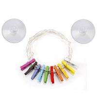 Fio Luzes com Molas Mini Para Pendurar