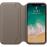 Capa Apple Leather Folio para iPhone X - Taupe_1