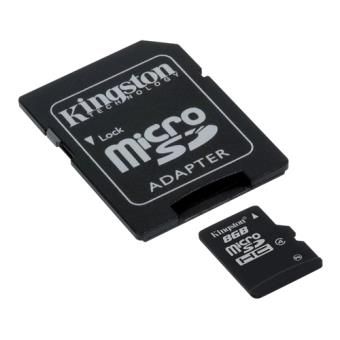 Kingston microSDHC 8GB + Adaptador SD