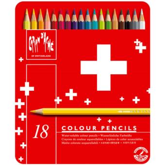 Caixa 18 Lápis de Cor Swisscolor