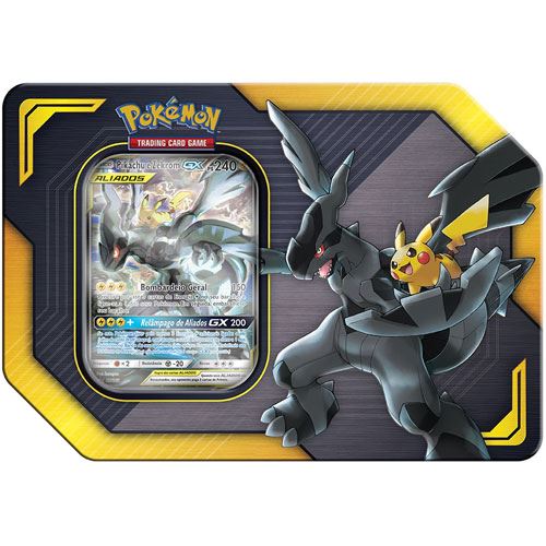 Baralho Pokémon tcg Lata V Forces - Aleatória no Shoptime