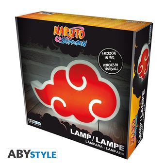 Luminária da Akatsuki Nuvem de Parede Rgb Gamer Naruto LED Regulável  Luminoso - Lojahuntersxyi