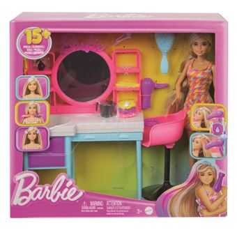 O novo salão de cabeleireiro da Barbie! Novelinha de Barbie para meninas 