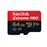 Cartão de Memória Sandisk Extreme Pro 64 GB MicroSDXC Class 10 UHS-I Preto e Vermelho_0