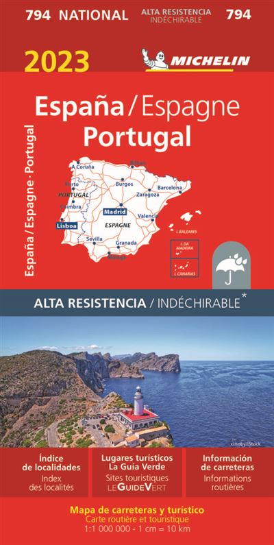 Mapa National España - Portugal 2021 - MICHELIN: 9782067249622 - AbeBooks
