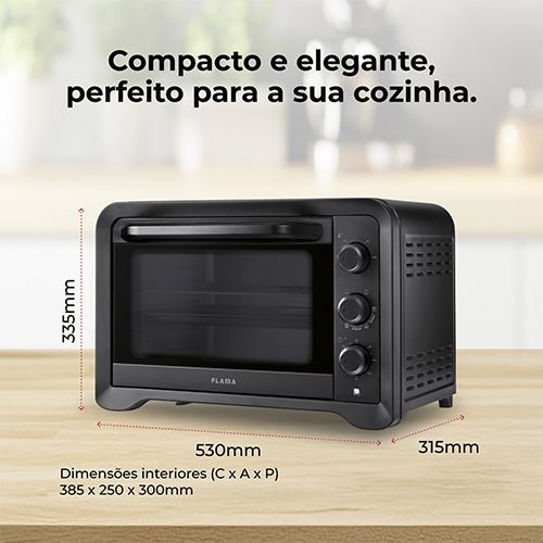 Mini-Forno El�trico El�trico Flama 1537 FL | 35L | 1600W - 4
