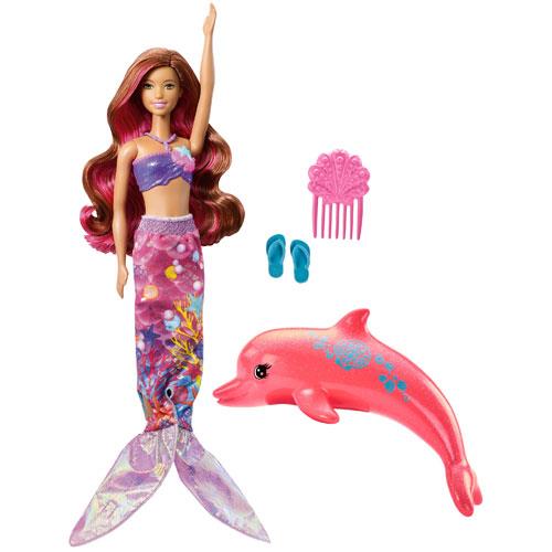 Barbie Sereia com Golfinho - Mattel - Bonecas - Compra na