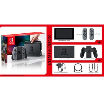 Nintendo Switch Conjunto Comandos Joy-Con Azul Néon & Vermelho