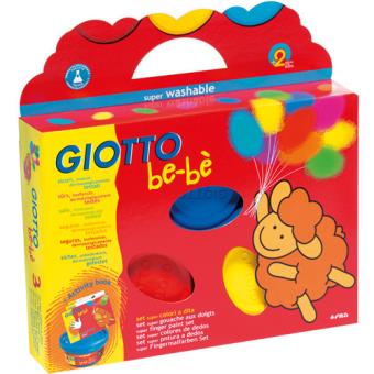 Conjunto Pintura com os Dedos Giotto Be-Bè