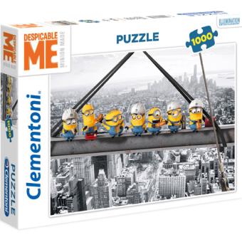 Puzzle Minions Skyscraper - 1000 Peças - Clementoni