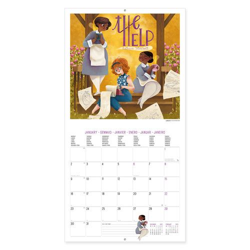 CALENDARIO DA PARETE - 2023 WALLCALENDAR - BOOK LOVER'S - 30X29 -BO