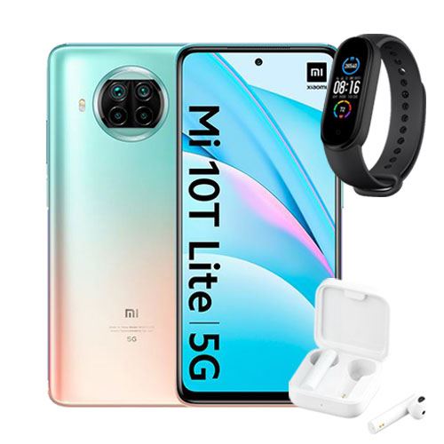 Xiaomi Mi 10T Lite +  Mi Band 5 + Auriculares  Mi 2 Band