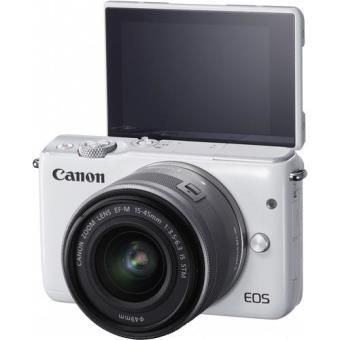 Máquina Fotográfica Mirrorless Canon EOS M10 - Branco + EF-M 15