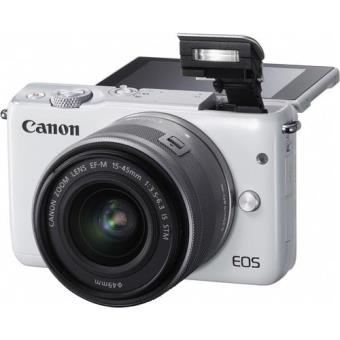 Máquina Fotográfica Mirrorless Canon EOS M10 - Branco + EF-M 15