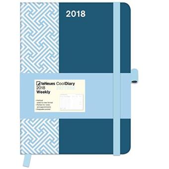 Agenda Semanal 2018 TeNeues Cool Pattern Petrol A5