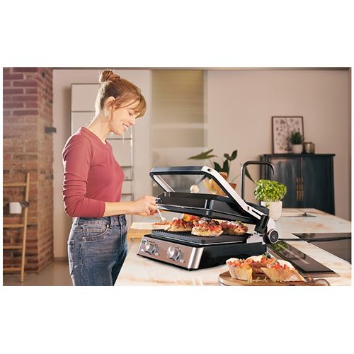 Grill De Contact BRAUN MultiGrill 7 - 2000W - 3 Types De Plaques - Pour Famille Ou Amis