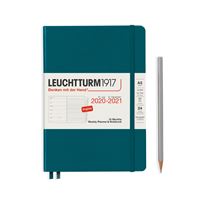Agenda Semanal 18 Meses 2020-2021 Leuchtturm 1917 A5 Pacific Green e Notebook