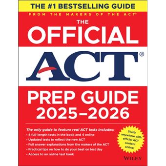 The Official Act Prep Guide 2025 - 2026 Book + Online Course - 1