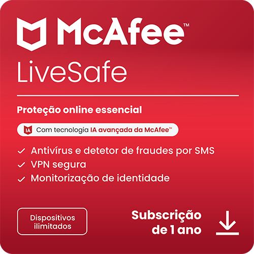 LiveSafe - Todos os Dispositivos - 1 Ano