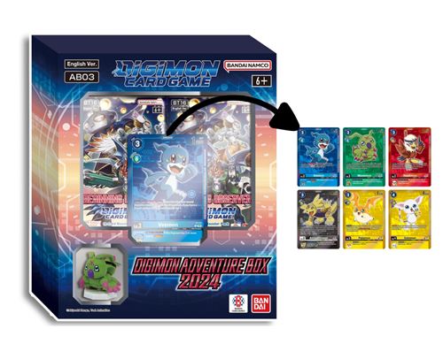 Trading Card Game Digimon - Card Game Adventure Box AB03 - Bandai |  Divercentro - Envio Aleatrio
