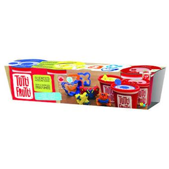 Plasticina com Aromas: 3 Potes + Moldes - Tutti Frutti