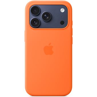 Capa Silicone Apple com MagSafe para iPhone 17 Pro – Laranja - 1