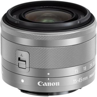 Canon Objetiva EF-M 15-45mm f/3.5-6.3 IS STM (Silver)