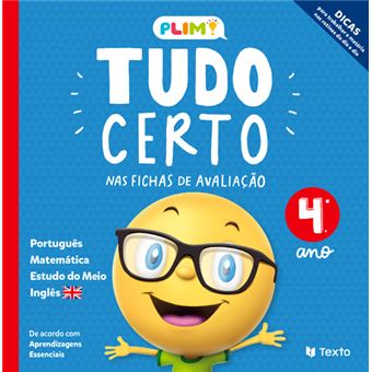 Plim! Tudo Certo 4º Ano