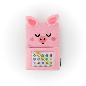Caderno Liso Mr Wonderful A5 Peluche Porquinho Preguiçoso Rosa - 1