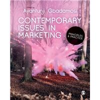 Contemporary issues in marketing