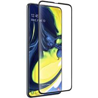 Película Ecrã Vidro Temperado 4-OK para Galaxy A80 - Preto